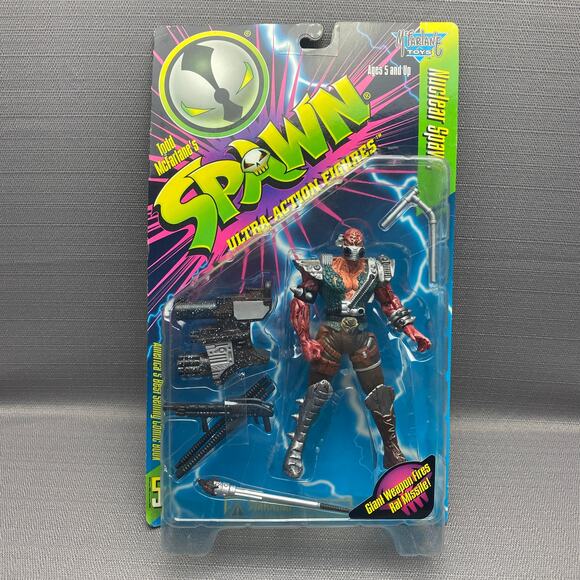 McFarlane Toys 1996 Spawn Nuclear Spawn Ultra Action Figure - Picture 1 of 7